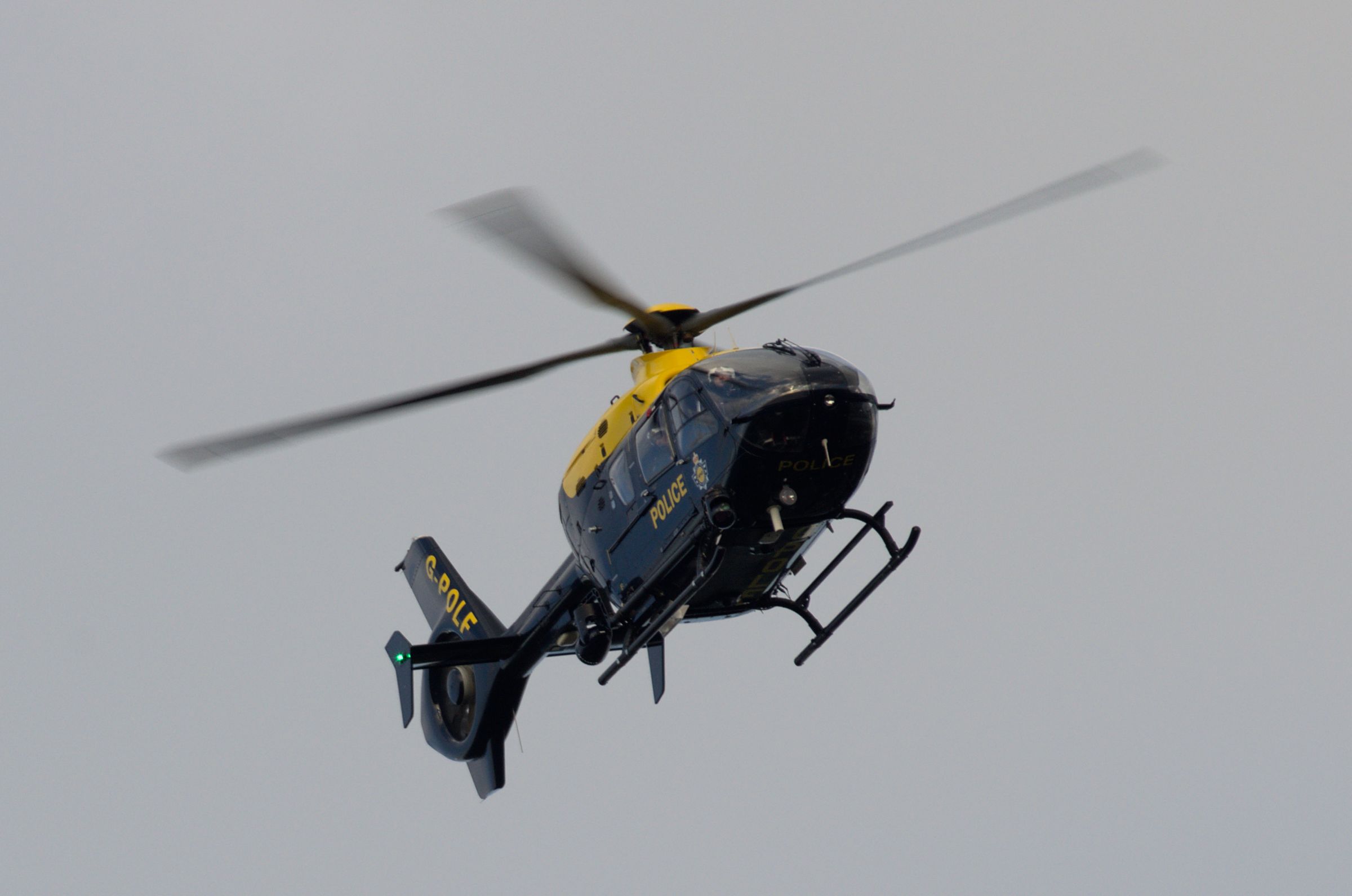 A National Police Air Service (NPAS) Eurocopter EC135, registration G-POLF.